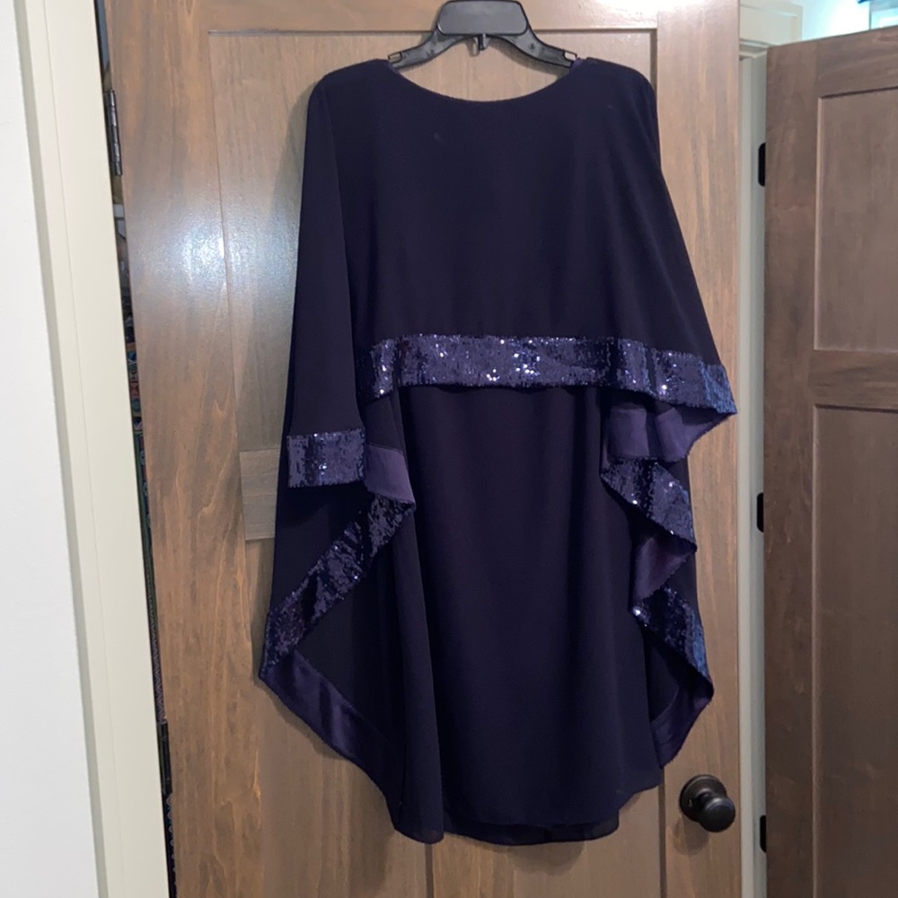 Vince Camuto Sequin Navy Dress